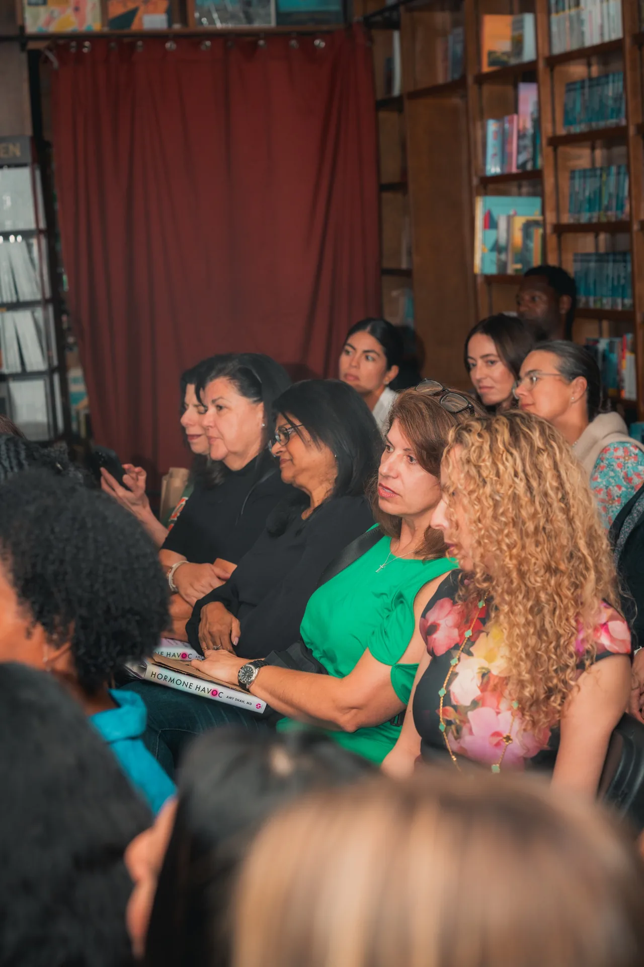 The crowd at the signing