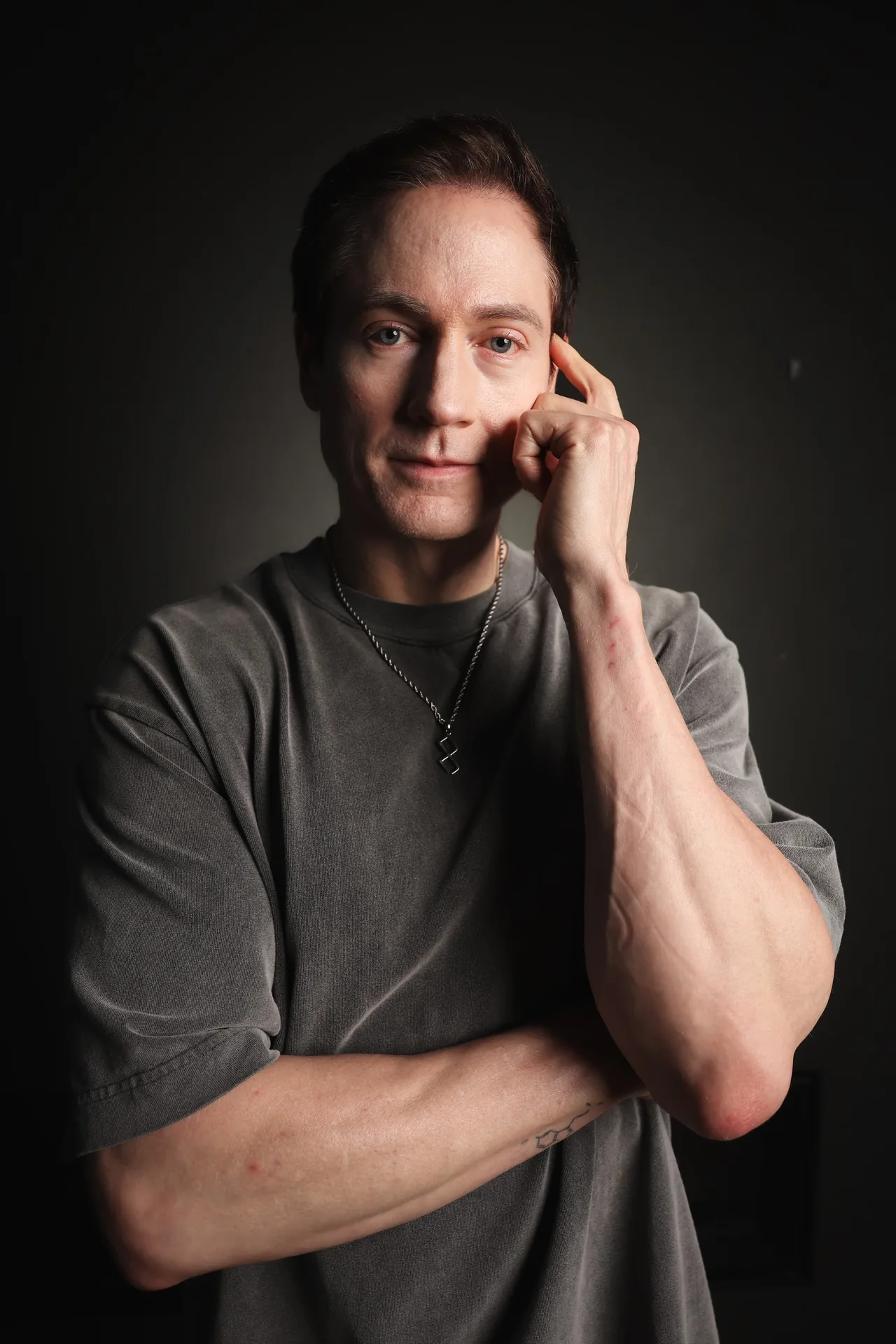 Bryan Johnson, studio portrait