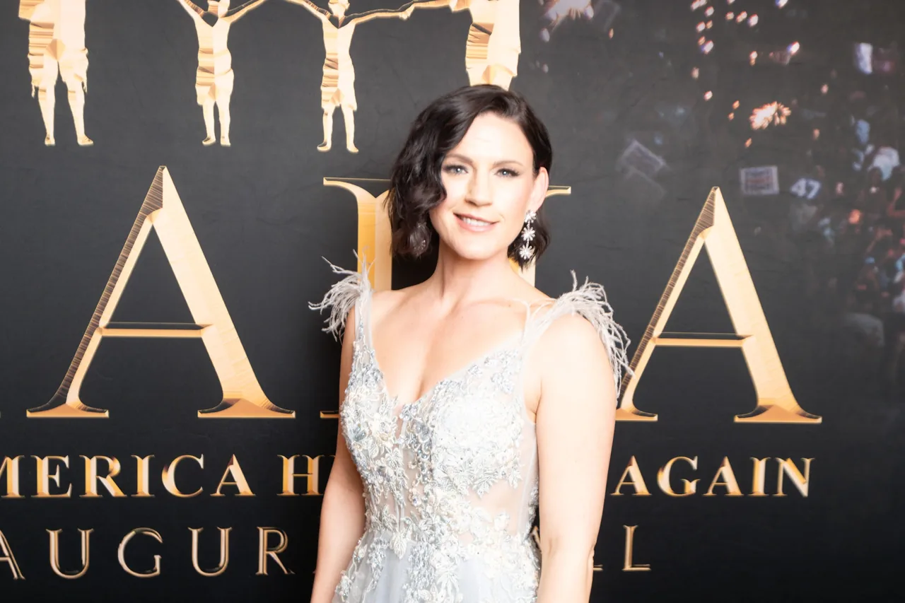 A guest in silver at the MAHA Ball