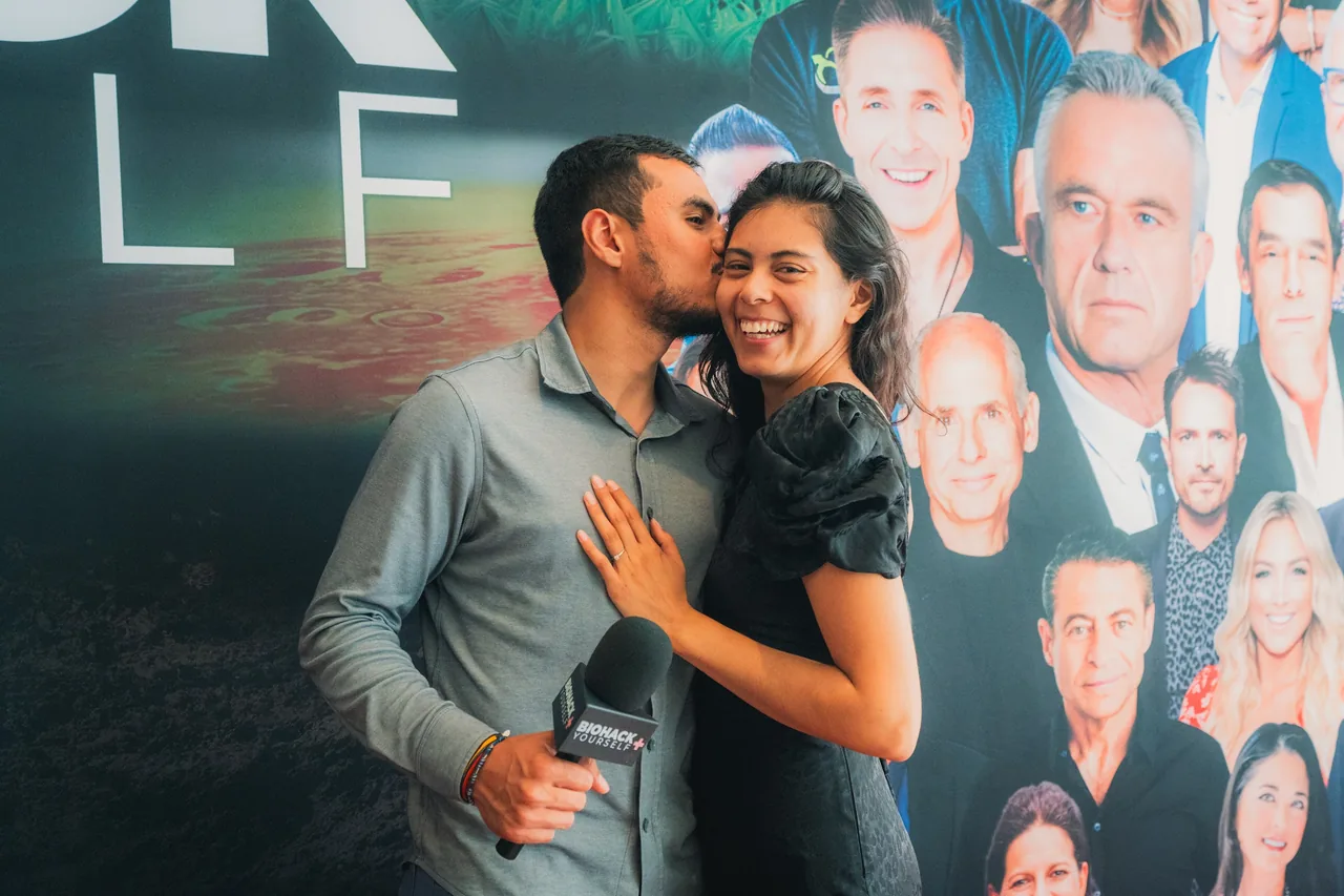 Cast members at the documentary poster wall