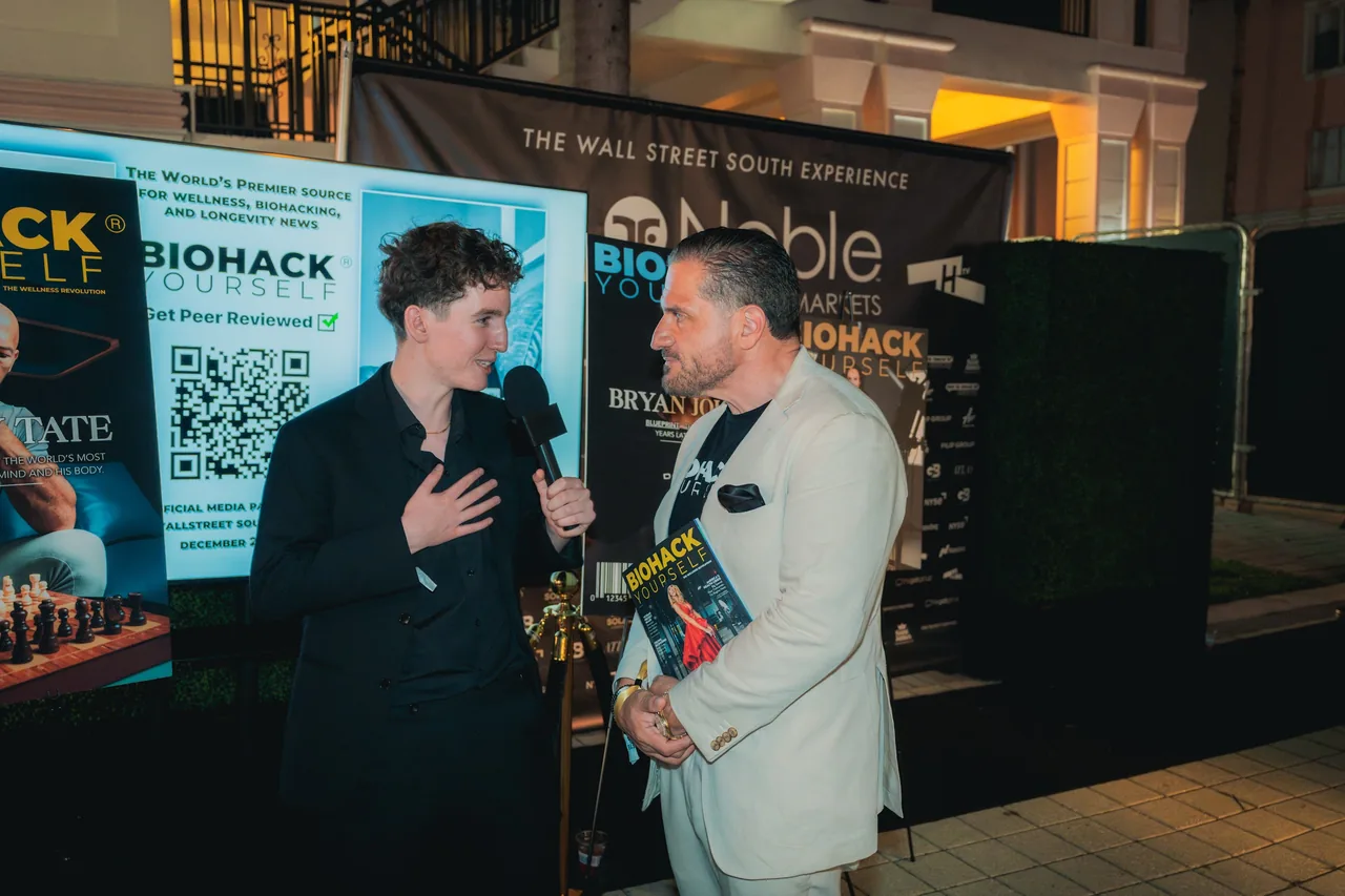 An interview under the lights